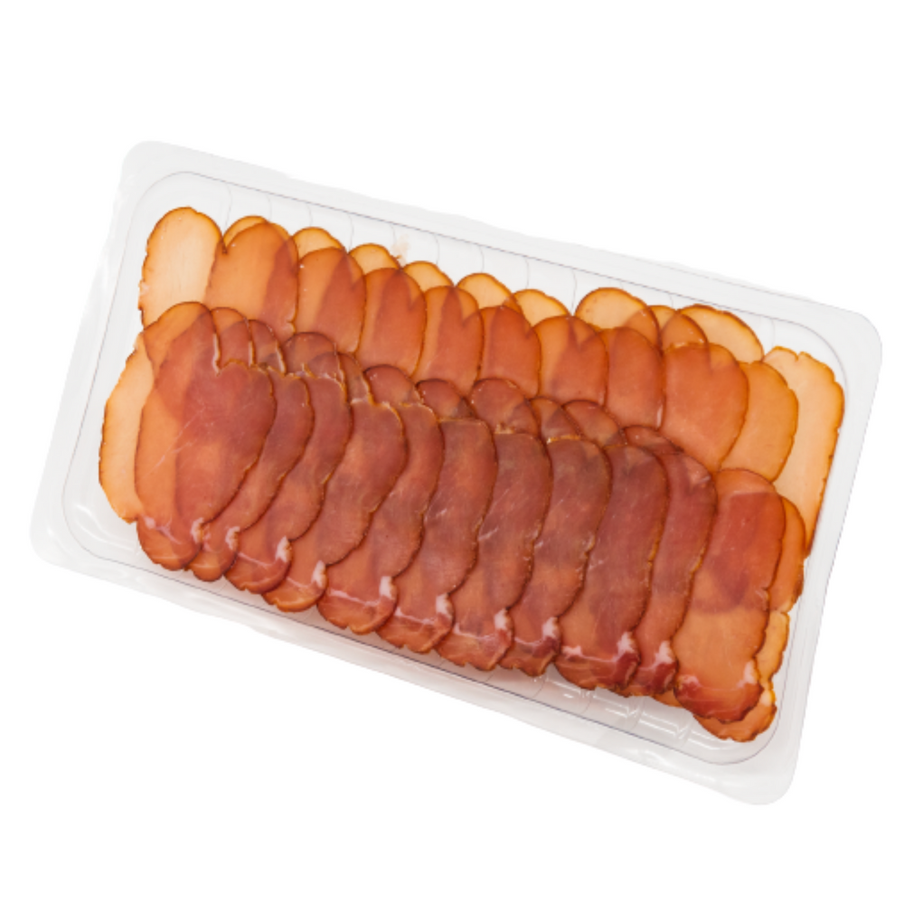 Bacon ( Filet de porc fumé séché )100Grs Salaisons Bouhéret